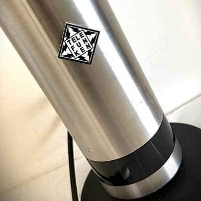 Vintage 1930's Telefunken Bottle Microphone, working reproduction/dynamic (A) image 3