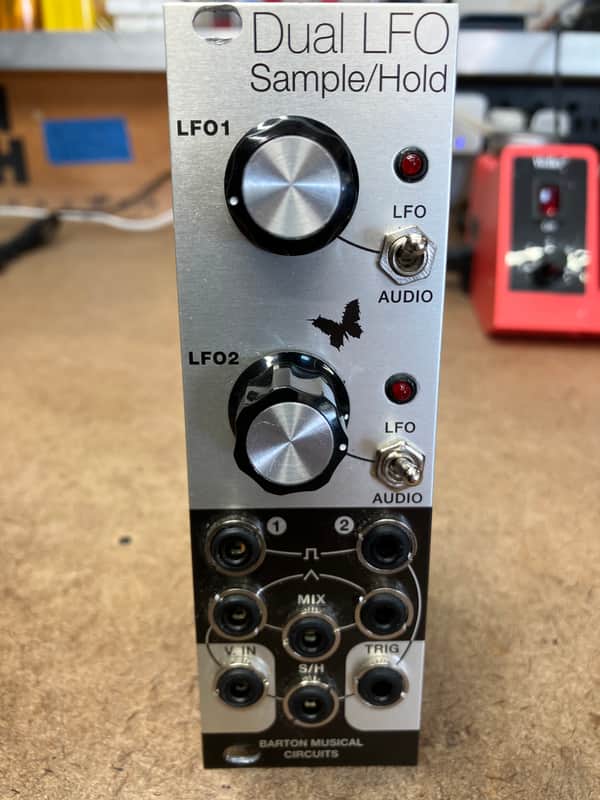 Barton Musical Circuits Dual LFO/Sample and Hold 2022 - Silver/Black image 1