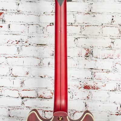 D'Angelico - Deluxe Mini DC - Semi-Hollow Electric Guitar - Satin Trans Wine - w/ Hardshell Case - x0145 image 8