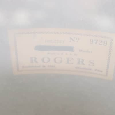 Rogers 14x14" Cleveland Holiday Floor Tom Drum Vintage 1960's Champaign Sparkle image 13