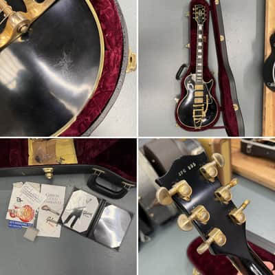 2008 Gibson Custom Shop Jimmy Page 1960 'Black Beauty' Les Paul Custom VOS image 9