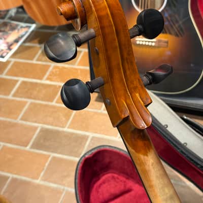2007 Mathias Thoma Model 150 Cello - All Hand Carved Solid Maple - Spirit Varnish - with case Bild 6