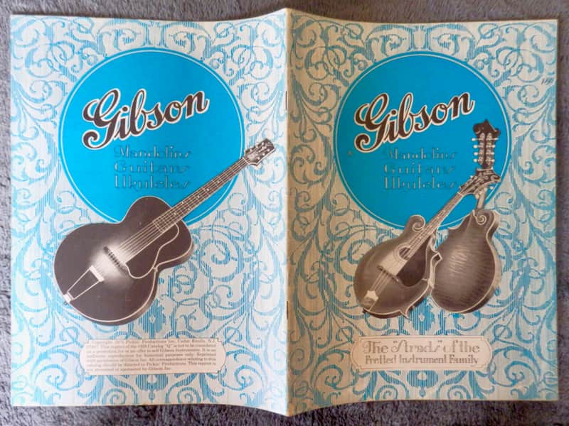 Gibson Catalogue 'Q' - 1928 – A 1976 Paper re-print by Pickin' Productions, USA. image 1