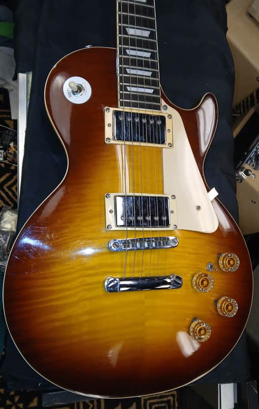 Electra Model 2245 Super Rock LP Style 1981- Sunburst flame image 1
