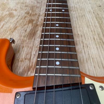 Danelectro The '64 with Bigsby 2010s - Orange Metallic image 6