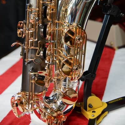 Sax Dakota SDTXG-606 2020-2024 Silver and Gold Plated, Lacquered, Black Onyx image 16