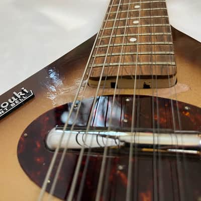 Danelectro Bellzouki 7010 Single Pickup 12-String 1961 - 1969 - Brown Burst image 11