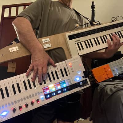 Yamaha Reface KeyStep SeqTrak  "2-Face" Handmade Keytar Platform image 1