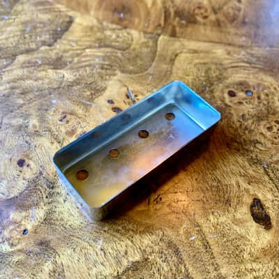 Gibson EB-2d EB-3 bass mini humbucker pickup cover 1960 Chrome original vintage USA image 2