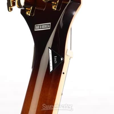 D'Angelico Premier EXL-1 Hollowbody Electric Guitar - Brown Burst (EXLPrBBd1) image 6