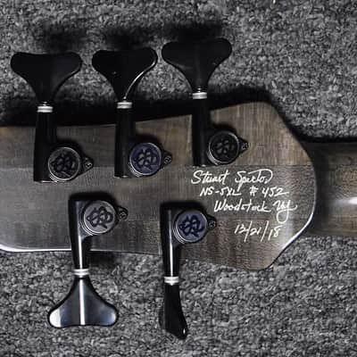 ***Spector USA NS-5XL *OWNED/Signed by BRYAN BELLER (Satriani, Vai, Etc.) Black / Ebony, In Stock! image 4