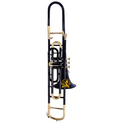 Valve Trombone – BB Pitch – Premium Black & Gold – Includes Case & Mouthpiece image 10