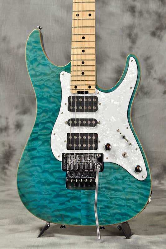Schecter Japan SD-II-24 AL Aqua Blue | Reverb