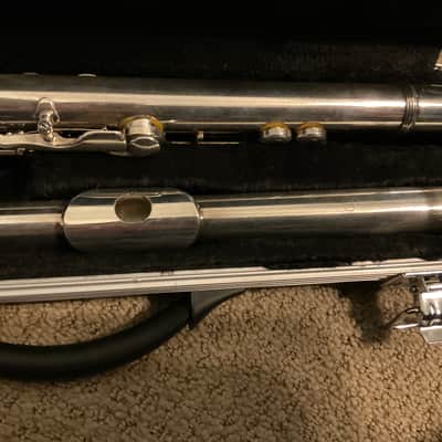 Yamaha Model 211S Closed Hole Flute All New Pads, Case image 8