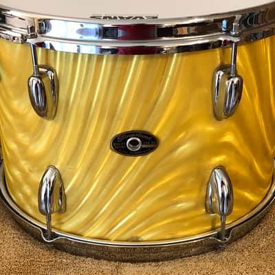 Slingerland Yellow Satin Flame 12/13/16/20 imagen 8