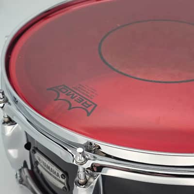 Used Yamaha Recording Custom Snare Drum 14x5.5 Solid Black - Very Good image 5
