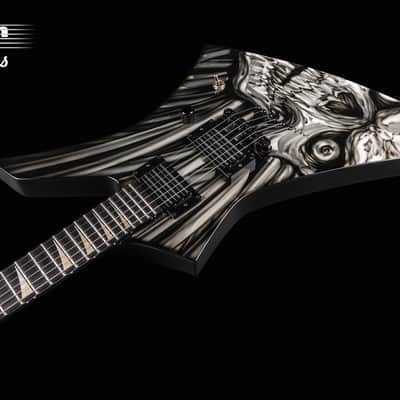 Jackson USA Custom Shop Kelly Mike Learn NAMM Engraved Aluminium Skull ONE OFF wow image 3