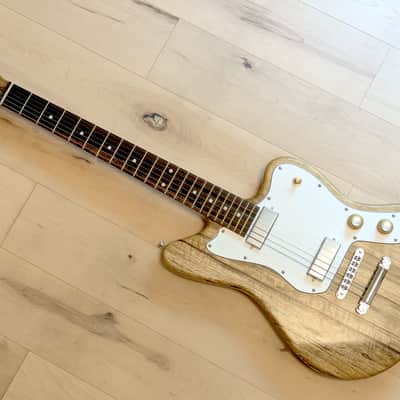 Four Winds JX72 Jazzmaster style Black Limba Stoptail Offset * Mojotone Firebird Pickups * USA Luthier Handmade image 2