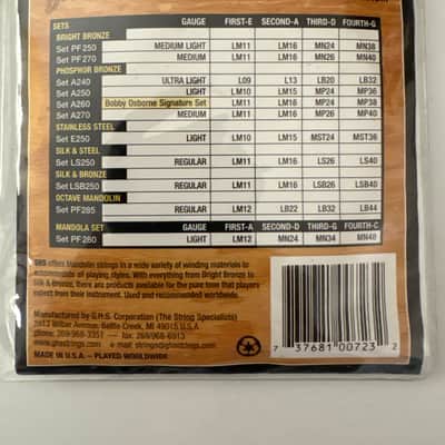 GHS A270 Mandolin Strings image 2