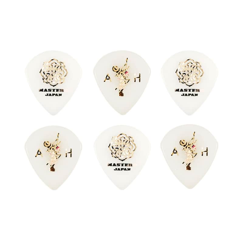 Master 8 AssH D-801 Jazz Signature Pick 1.5mm 6-Pack image 1