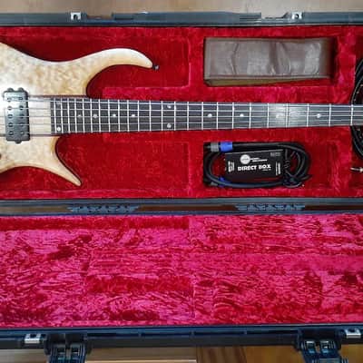 Michael Dolan Custom 5-String Electric Bass, pre-2013 Blond image 11