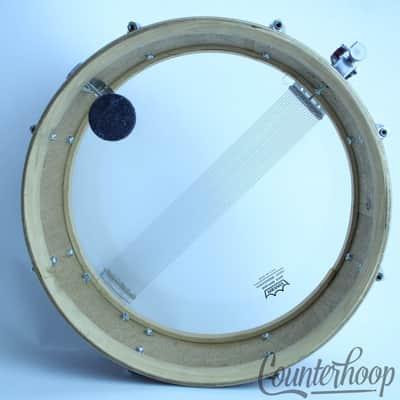 *Hoshino K La Boz 14x5.5"Snare Drum 3-Ply+Re-Rings Japan Red Sparkle Vintage 60s image 11