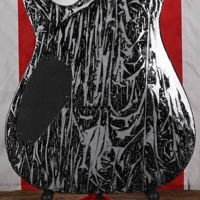 Schecter C-1 Silver Mountain - Black/Silver image 5