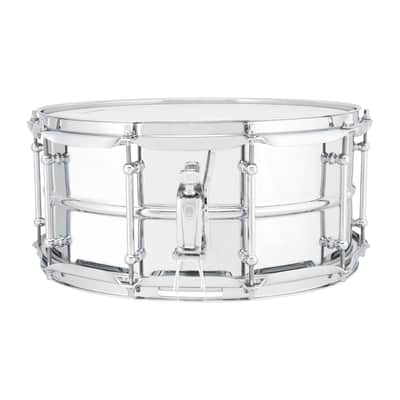 Ludwig 6.5x14" Supralite Steel Snare Drum image 2