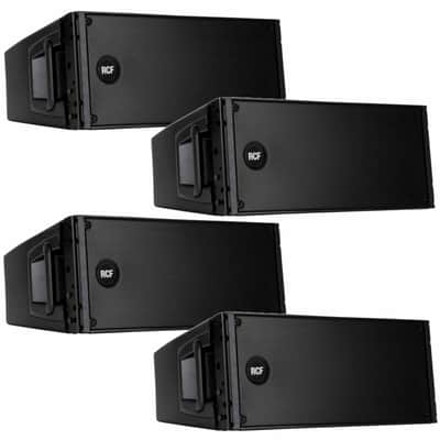 RCF HDL20-A 1400 Watt Active Line Array Module Powered Active Speaker HDL20A 4 pk image 1