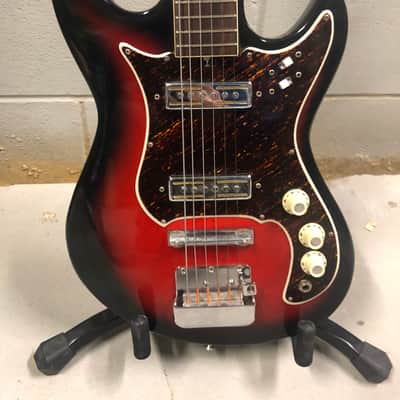 Hy-Lo Double Cut 60’s Red Burst Gold Foils image 3
