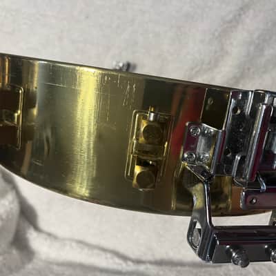 Yamaha SD-493 14x3.5" Brass Piccolo Snare Drum 1987-1996 - Brass image 15