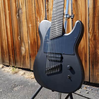 Schecter DIAMOND SERIES PT-8 MS Black Ops Satin Black Open Pore 8-String Electric Guitar image 7