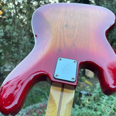 1978 Fender Jazz Bass - Cherry Burst - Dots & Binding - OHSC image 7
