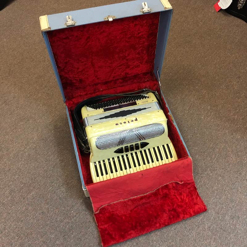 Petosa 1956 Petite Accordion with Original Case Made in Italy image 1