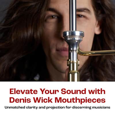 Denis Wick Classic Trombone Mouthpiece Silver Plated, 5880-12CS - V-Type Design for Balanced Tone & Smooth Response - Small Shank Fitting Trombone Accessory 24.7 x 6.5 x 6.1mm image 3
