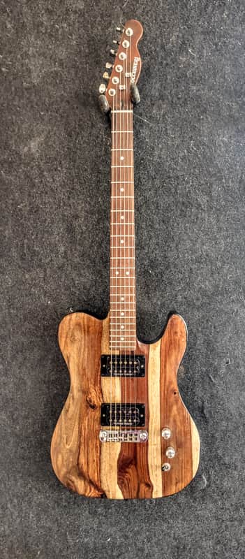 Occhineri custom t style Rosewood carved top 2025 - Natural image 1