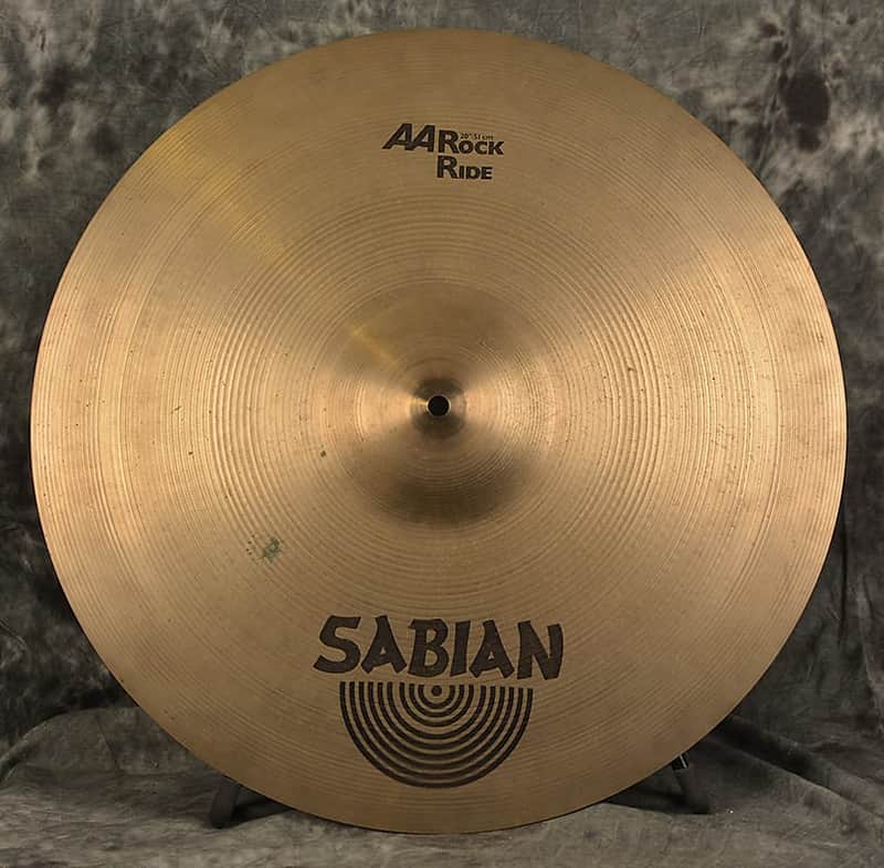Sabian 20" AA Rock Ride Cymbal 1990 - 2001 image 1