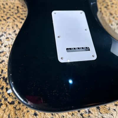 Fender Standard Stratocaster MIM Electric Guitar Black 2001 - Black image 12