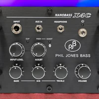 Phil Jones X4C Nanobass 35-Watt 1x4" Bass Combo, Red, w/Bluetooth, USB Power Bank Input image 4