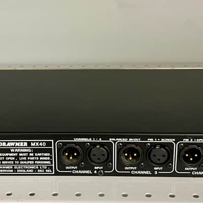 Drawmer Punch Gate MX40 - 4 Channels Noise Gate - w/Mid Punch optional - Dimebag Pantera - Rammstein - 230V image 4