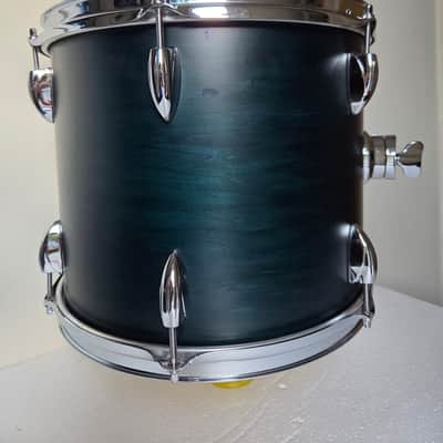13"Ludwig  Accent custom tom, Blue satin stain image 10