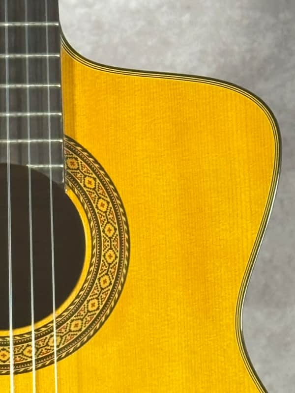 Takamine EC132C 1980s Classical Guitar With Prized "Brownie" Pre amp pickup image 1