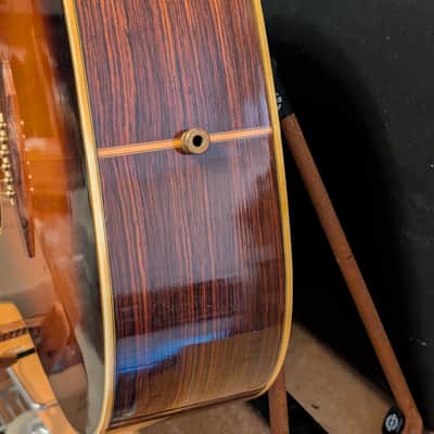1982 Daion B55E Acoustic Electric Dreadnought Guitar Rare Model MIJ Sunburst image 9