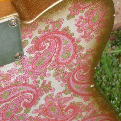 DY Guitars Brad Paisley tribute Pink Paisley relic esquire / tele body PRE-BUILD ORDER image 9