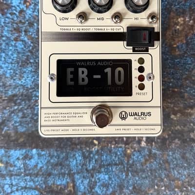 Immagine Walrus Audio EB-10 Preamp/EQ/Boost 2020 - Cream - 2