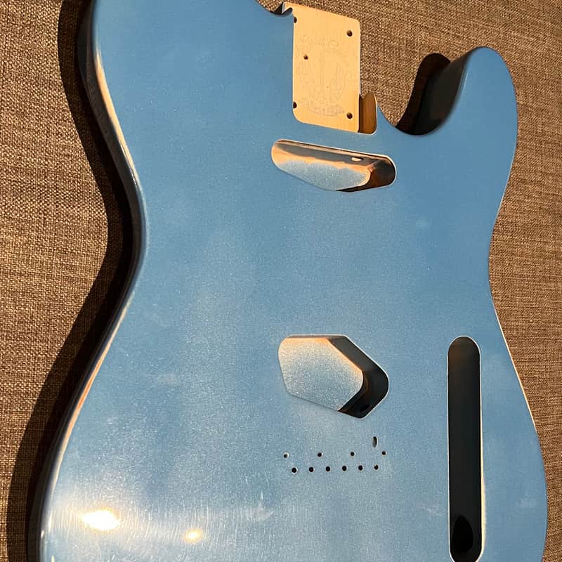 Holy Grail Guitar Company Telecaster Body 2025 - Nitro Pelham Blue Relic image 1