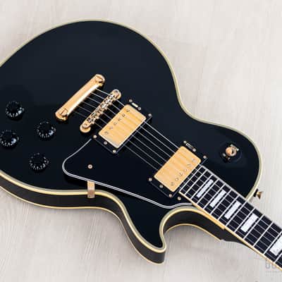 1990 Burny RLC-70 ‘60 Model Vintage Black Beauty Custom w/ VH-1 Pickups, Fernandes Japan image 8