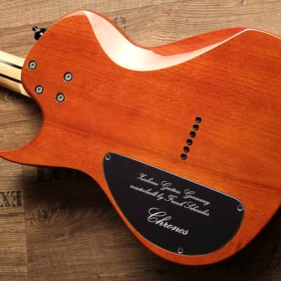 Tiger´s Eye top? I am not kidding you - this Chronos guitar has a real gemstone top! image 15
