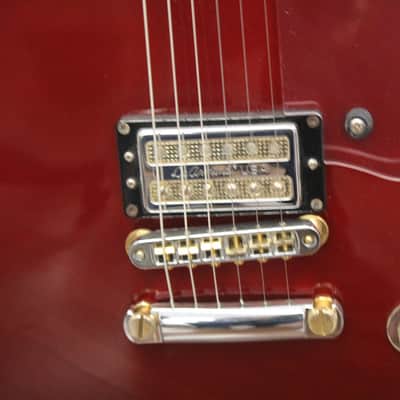 DeArmond M-77/M77 Bluesbird Electric Guitar, 2001, Candy Apple Red Metallic image 23