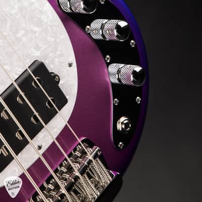 (SEP 9)Ernie Ball Music Man Short Scale StingRay - Galactic Pearl #K14707 image 15